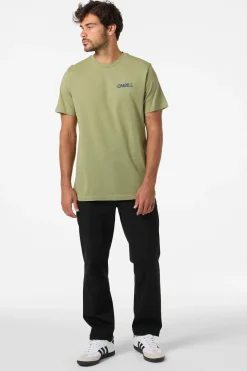 Dawn Classic Tee Standard Fit Tee - Oil Green | O'Neill