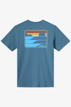 Dawn Classic Tee Standard Fit Tee - Blue Fusion | O'Neill