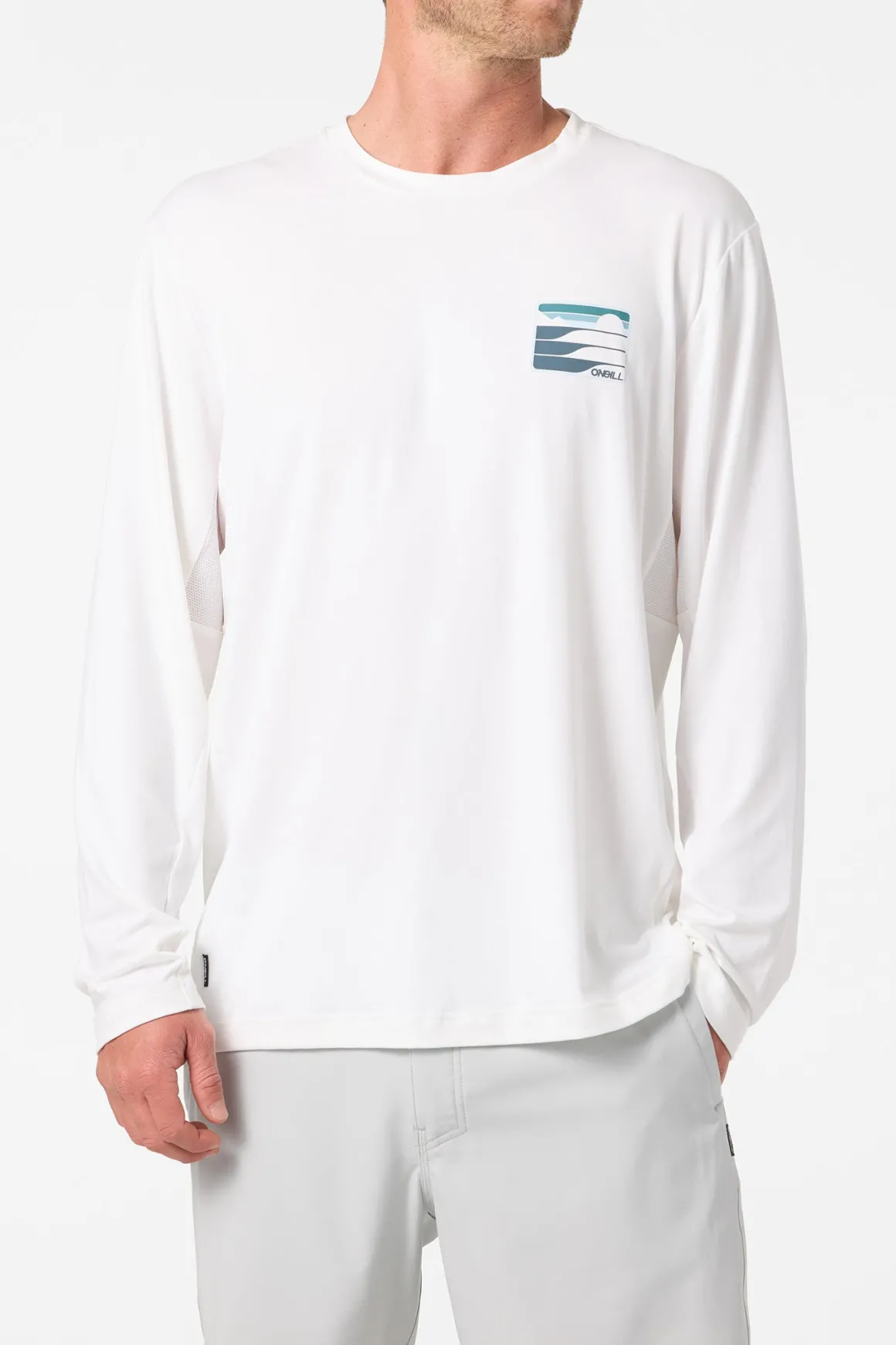 Dawn Upf Ls Tee Standard Fit Long Sleeve Tee - White | O'Neill
