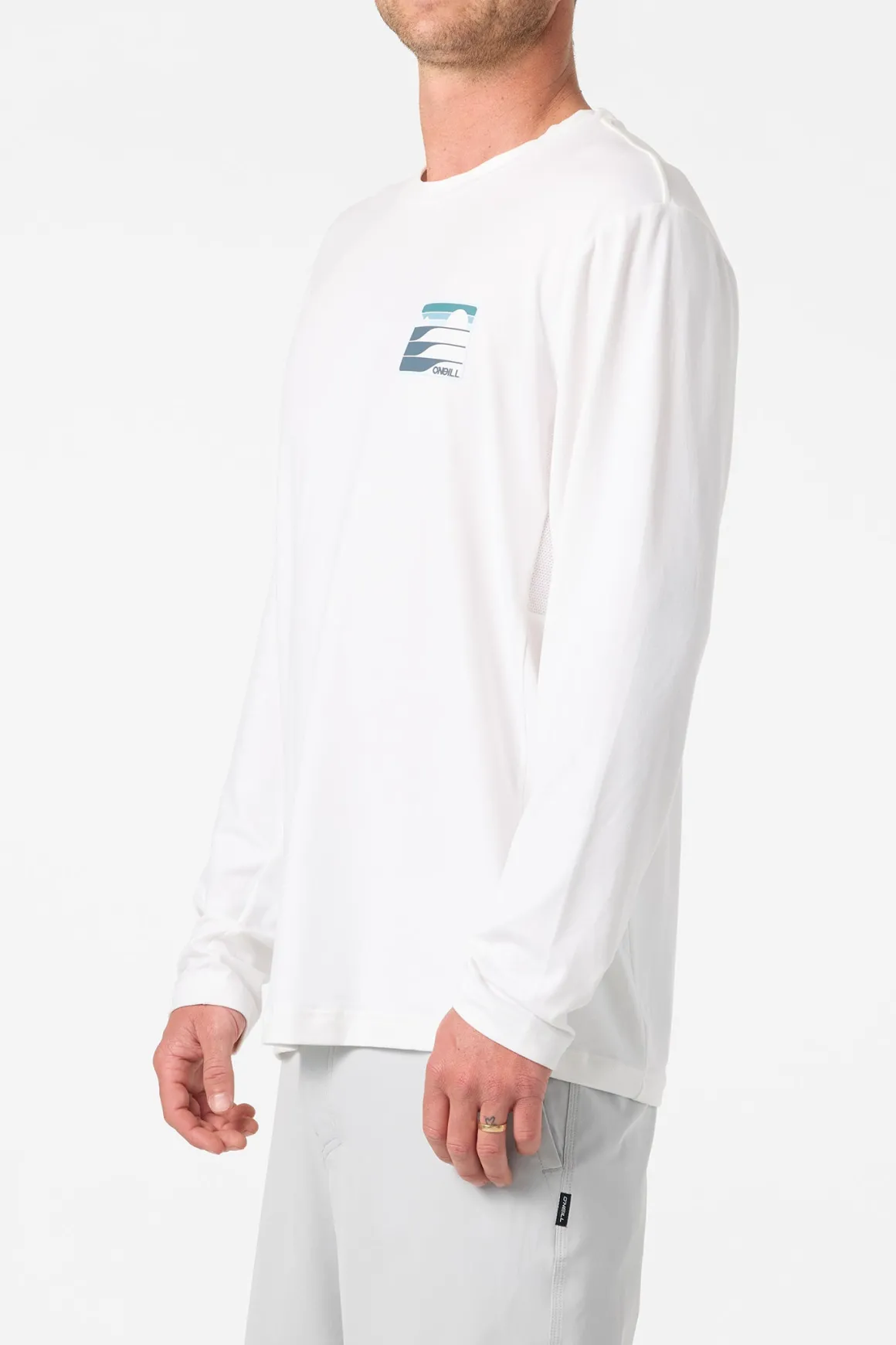 Dawn Upf Ls Tee Standard Fit Long Sleeve Tee - White | O'Neill