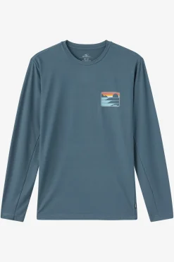 Dawn Upf Ls Tee Standard Fit Long Sleeve Tee - Dark Slate | O'Neill