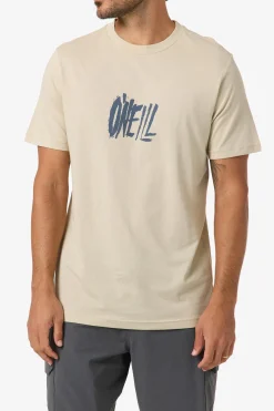 Distract Classic Tee Standard Fit Tee - Lt Khaki | O'Neill