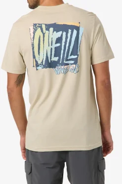 Distract Classic Tee Standard Fit Tee - Lt Khaki | O'Neill