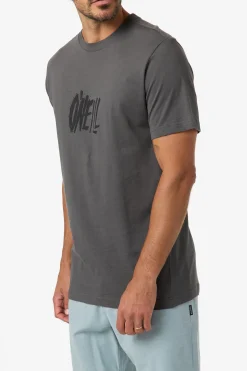 Distract Classic Tee Standard Fit Tee - Dark Shadow | O'Neill
