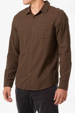 Dodgy Ls Shirt Standard Fit Long Sleeve Shirt - Turkish Coffee | O'Neill