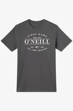 East Cliff Classic Tee Standard Fit Tee - Dark Shadow | O'Neill