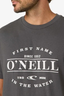 East Cliff Classic Tee Standard Fit Tee - Dark Shadow | O'Neill