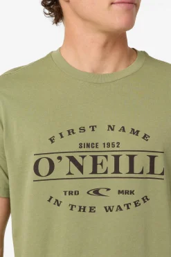 East Cliff Classic Tee Standard Fit Tee - Oil Green | O'Neill