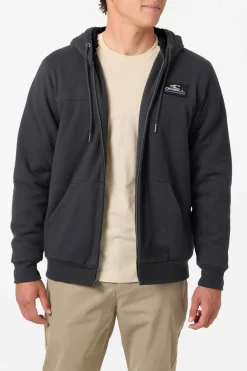 Fifty Two High Pile Zip Zip Fleece - Phantom | O'Neill