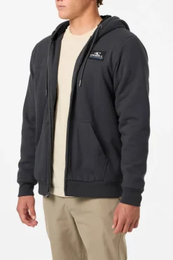 Fifty Two High Pile Zip Zip Fleece - Phantom | O'Neill