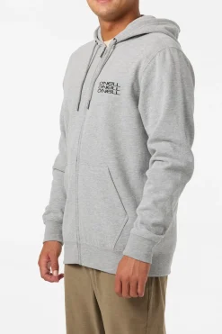 Fifty Two Zip Zip Fleece - Heather Grey | O'Neill