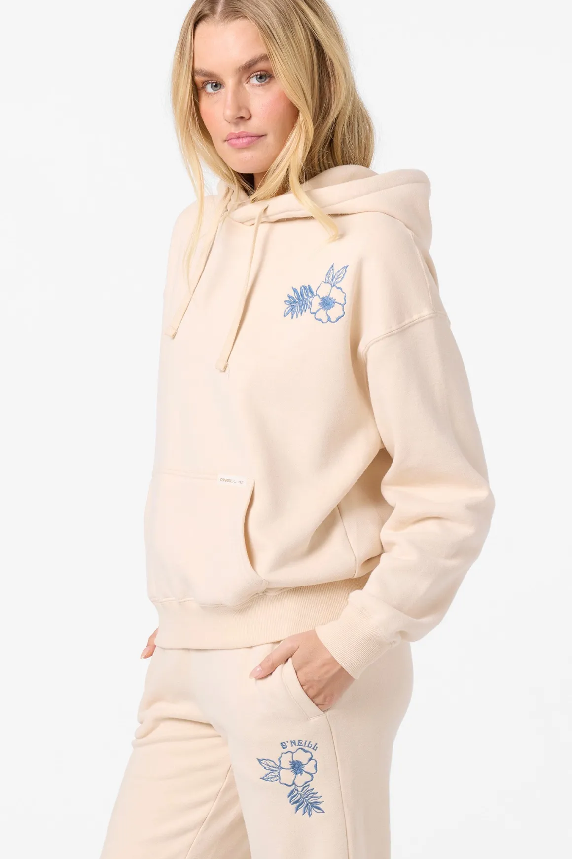 Flora Drift Hoodie Pullover Fleece - Tapioca | O'Neill