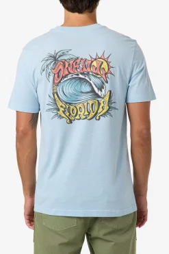 Florida Man Classic Tee Standard Fit Tee - Sky Blue Heather | O'Neill