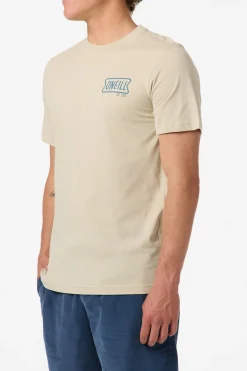 Foreman Classic Tee Standard Fit Tee - Lt Khaki | O'Neill
