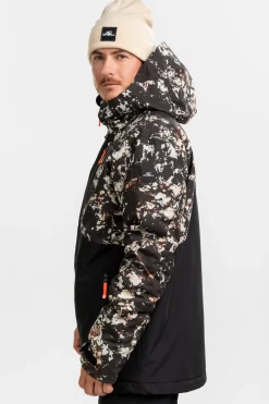 Fwc Cruz Block Snow Jacket - Blk/beige | O'Neill