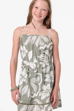 Girl's Alden Floral Short Dress - Sea Spray | O'Neill