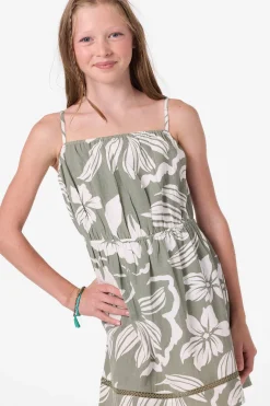 Girl's Alden Floral Short Dress - Sea Spray | O'Neill