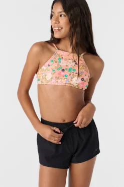 Girl's Balboa 2" Elastic Boardshorts - Black | O'Neill