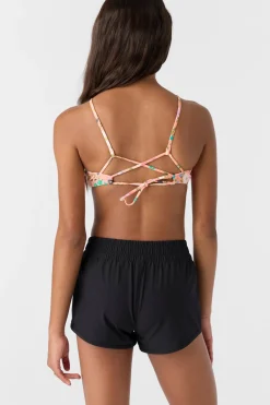 Girl's Balboa 2" Elastic Boardshorts - Black | O'Neill