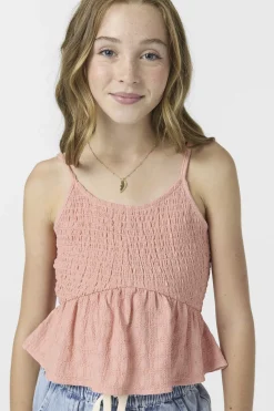 Girl's Bianca Sleeveless Top - Coral Haze | O'Neill