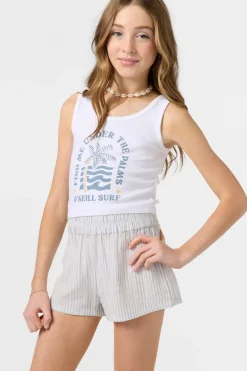 Girl's Gabi Stripe Beach Shorts - Hydrangea | O'Neill