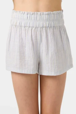 Girl's Gabi Stripe Beach Shorts - Hydrangea | O'Neill