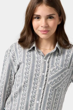 Girl's Jordyn Long Sleeve Top - Winter White | O'Neill