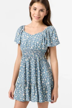 Girl's Langley Primrose Short Dress - Provincial Blue | O'Neill