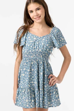Girl's Langley Primrose Short Dress - Provincial Blue | O'Neill