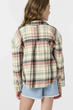 Girl's Leslye Long Sleeve Top - Tapioca | O'Neill