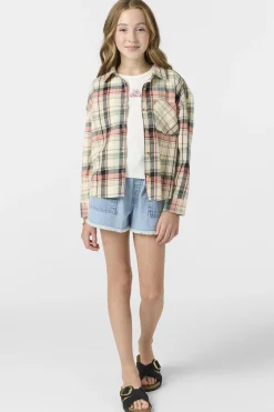 Girl's Leslye Long Sleeve Top - Tapioca | O'Neill