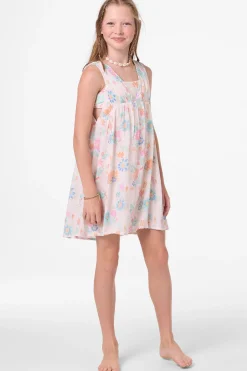 Girl's Letty Printed Cover Up Dress - Tapioca | O'Neill