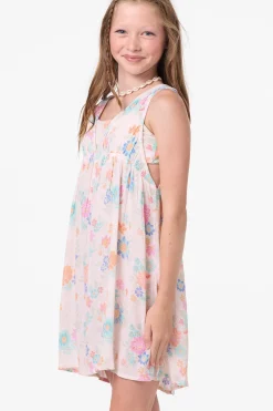Girl's Letty Printed Cover Up Dress - Tapioca | O'Neill