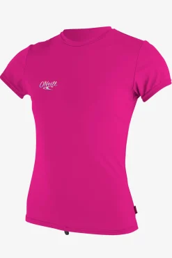 Girl's Premium Skins Sun Shirt - Berry | O'Neill