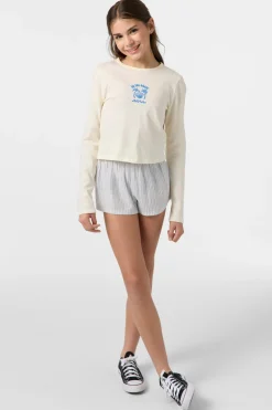 Girl's Shelly Long Sleeve Tee - Winter White | O'Neill