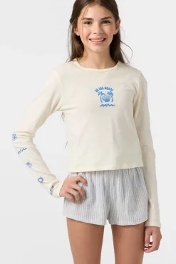 Girl's Shelly Long Sleeve Tee - Winter White | O'Neill