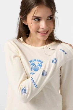 Girl's Shelly Long Sleeve Tee - Winter White | O'Neill