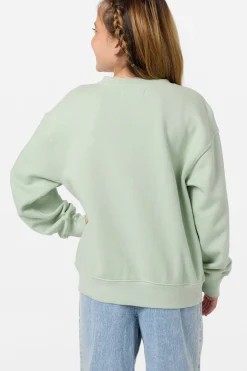 Girl's Skylar Crew Neck Fleece - Seafoam | O'Neill
