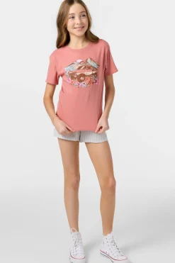Girl's Sunset Crossing Tee - Desert Sand | O'Neill