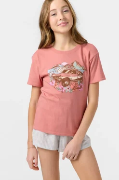 Girl's Sunset Crossing Tee - Desert Sand | O'Neill