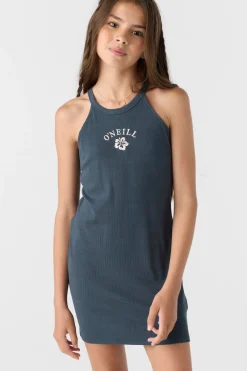 Girl's Tiegan Short Dress - Slate | O'Neill