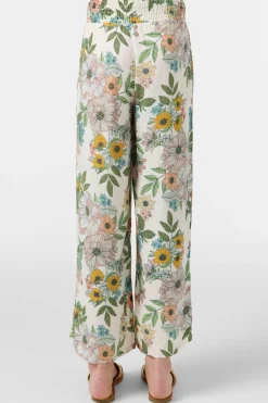 Girl's Torrie Pant Cara Floral - Winter White | O'Neill