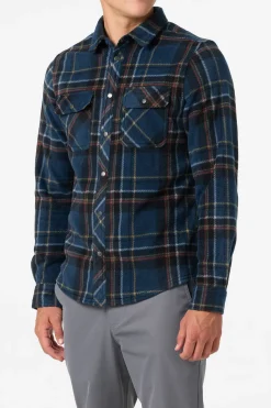 Glacier Plaid Superfleece Standard Fit Long Sleeve Shirt