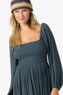 Gracyn Solid Midi Dress