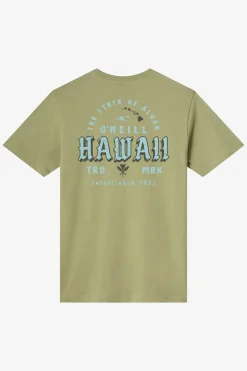 Hawaii Arc Classic Tee - Oil Green | O'Neill