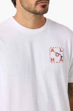 Hawaii Layout Classic Tee - White | O'Neill