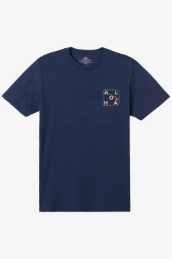 Hawaii Layout Classic Tee - New Navy | O'Neill