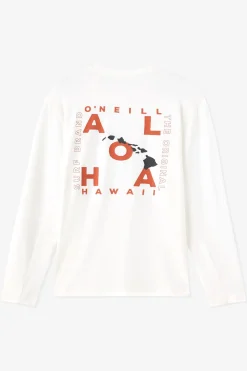 Hawaii Layout UPF Long Sleeve Standard Fit Tee