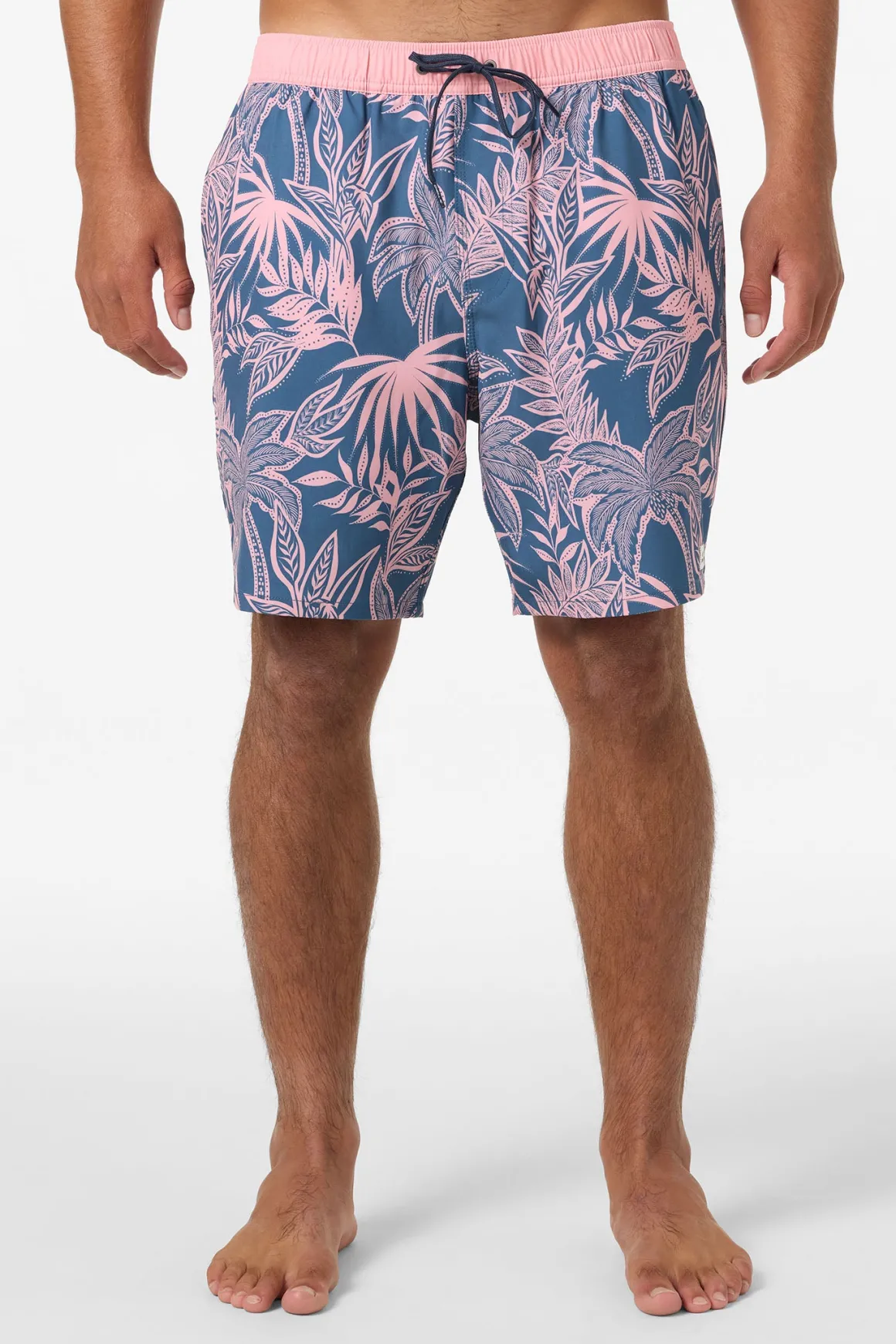 Hermosa Elastic Waist Lined 17" Swim Trunks Trunks - Vn Indigo | O'Neill