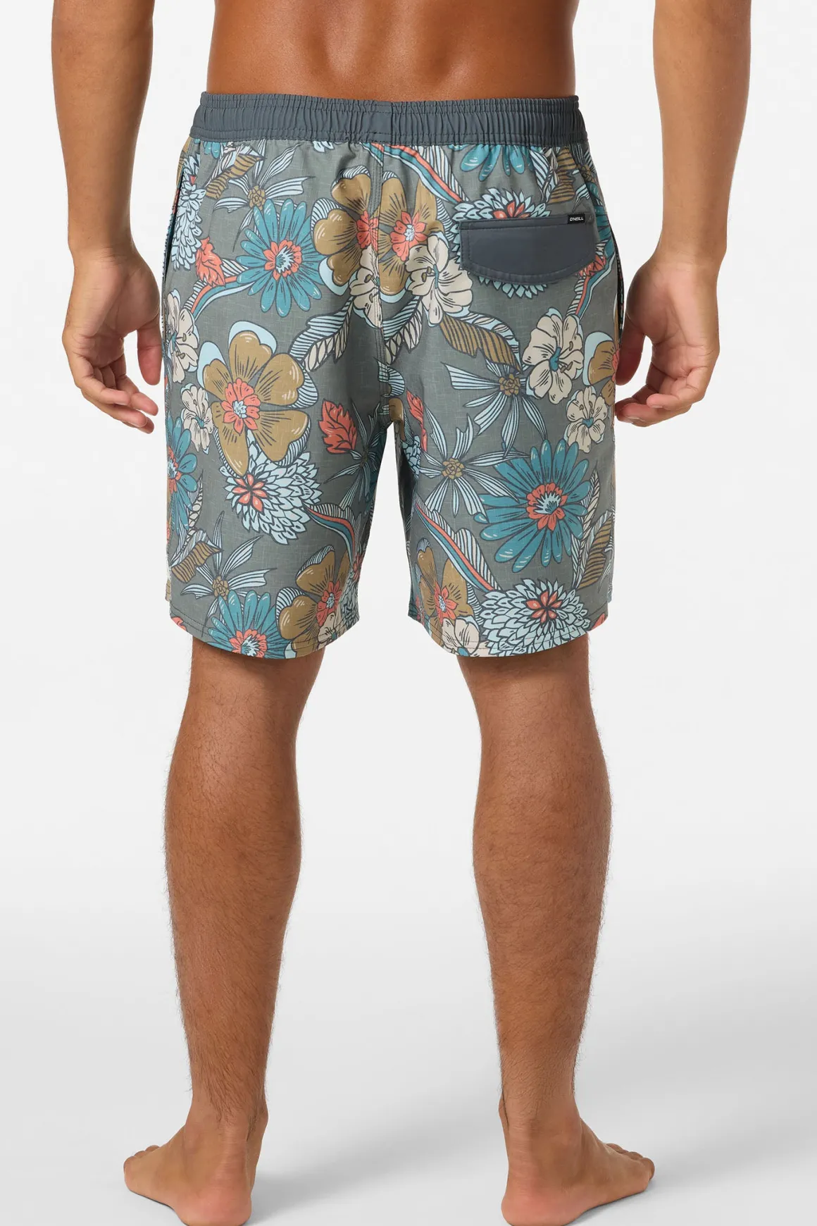 Hermosa Elastic Waist Lined 17" Swim Trunks Trunks - Mulled Basil | O'Neill